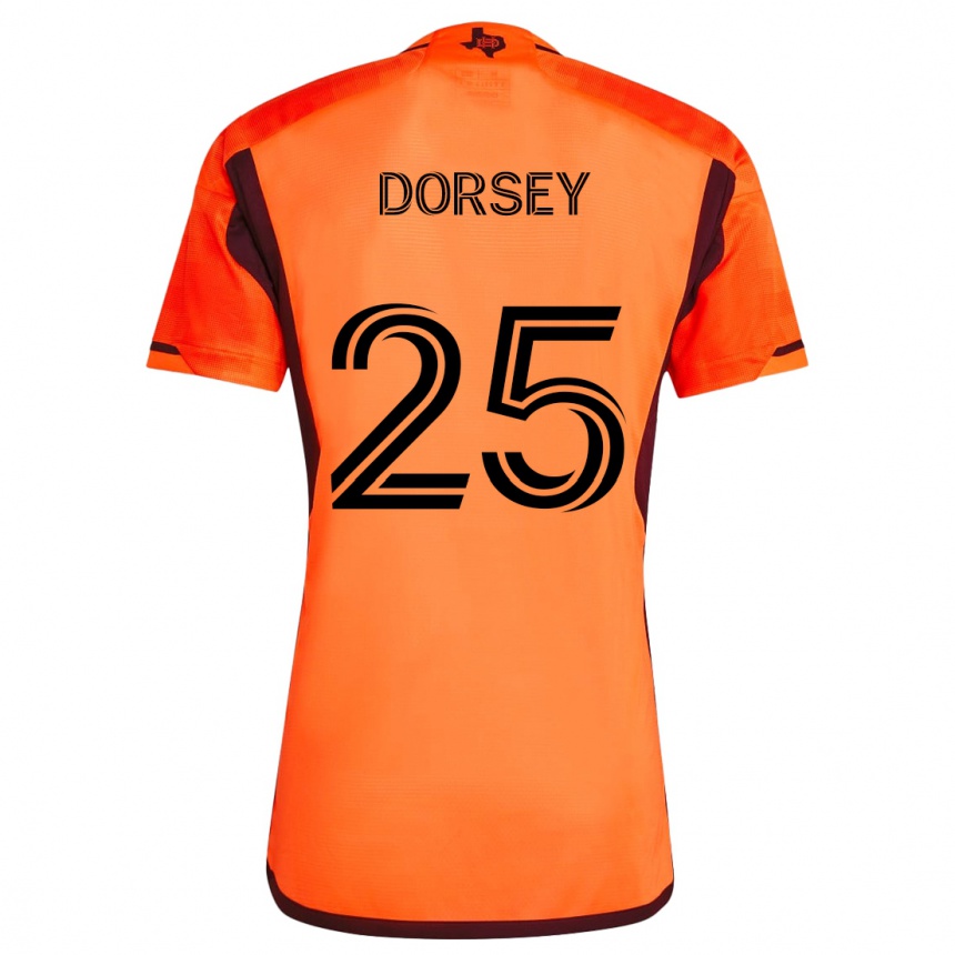 Enfant Football Maillot Griffin Dorsey #25 Orange Noir Tenues Domicile 2024/25