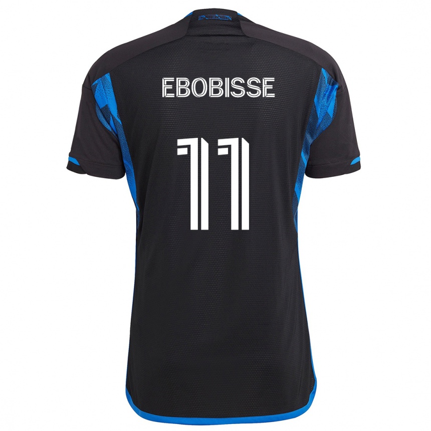 Enfant Football Maillot Jeremy Ebobisse #11 Bleu Noir Tenues Domicile 2024/25