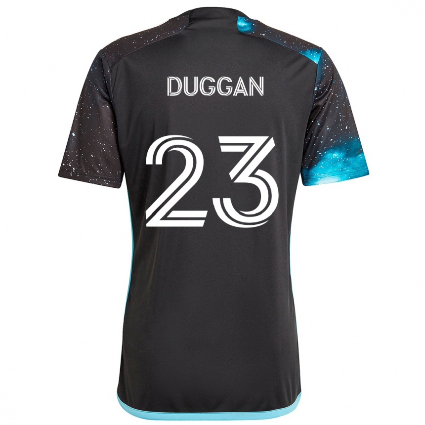 Enfant Football Maillot Morris Duggan #23 Noir Bleu Tenues Domicile 2024/25