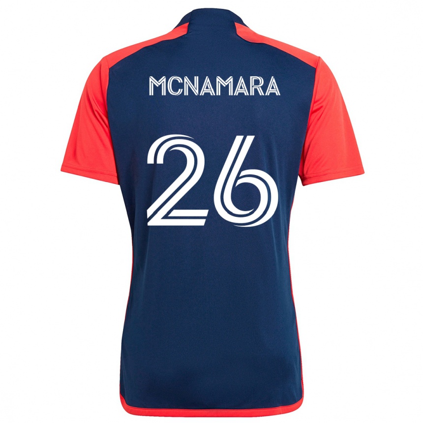 Enfant Football Maillot Tommy Mcnamara #26 Bleu Rouge Tenues Domicile 2024/25