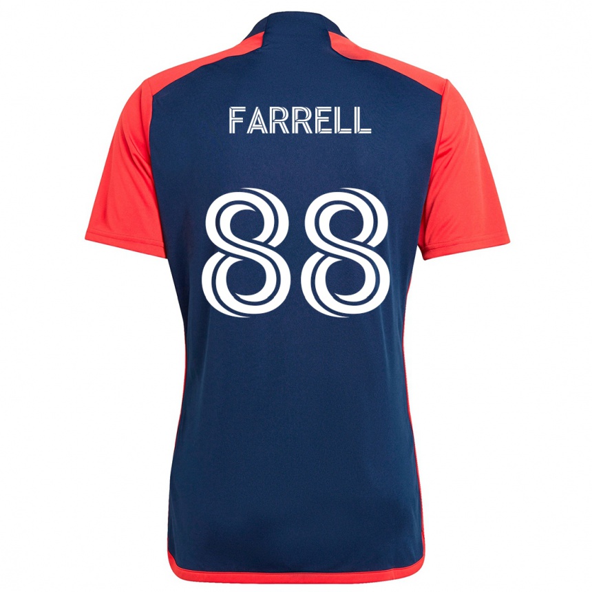 Enfant Football Maillot Andrew Farrell #88 Bleu Rouge Tenues Domicile 2024/25