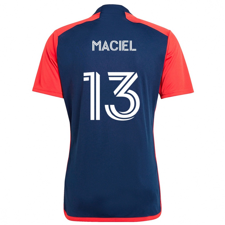 Enfant Football Maillot Maciel #13 Bleu Rouge Tenues Domicile 2024/25