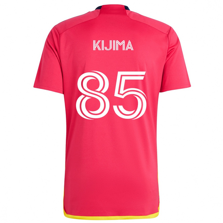 Enfant Football Maillot Hosei Kijima #85 Rouge Bleu Tenues Domicile 2024/25