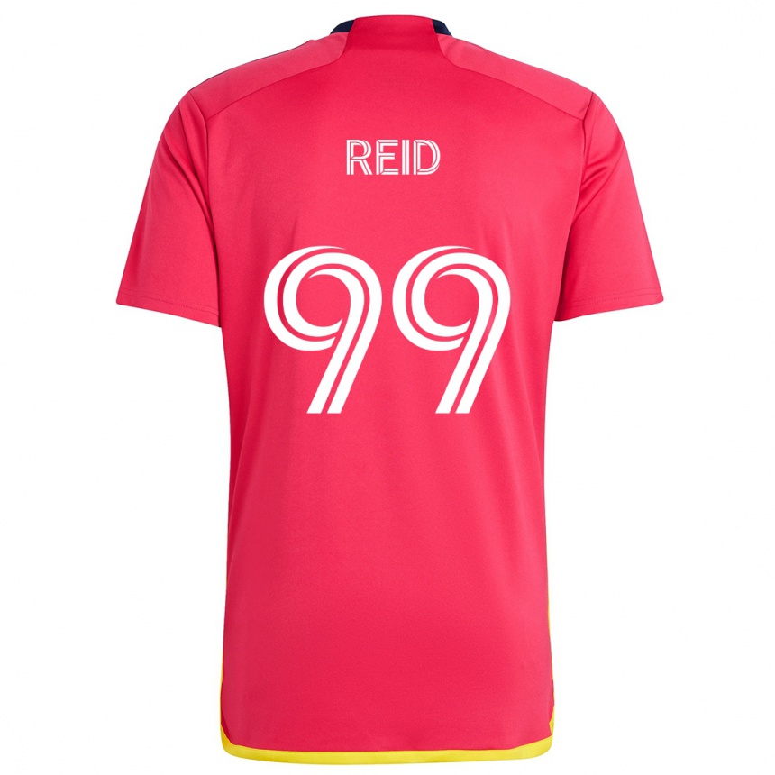 Enfant Football Maillot Jayden Reid #99 Rouge Bleu Tenues Domicile 2024/25