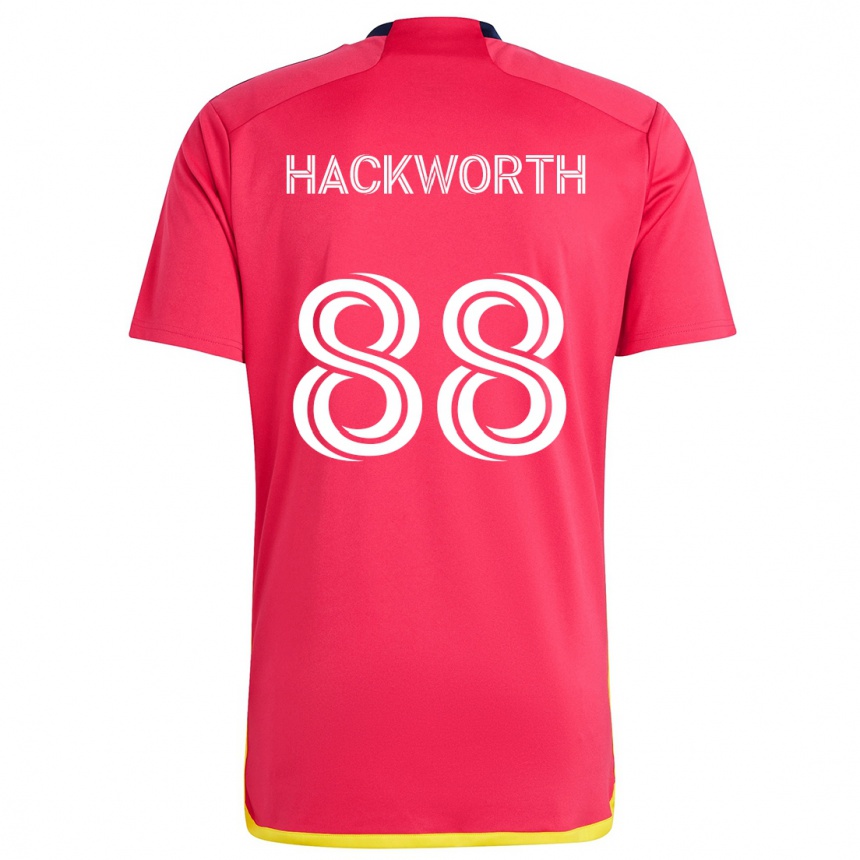 Enfant Football Maillot Larsen Hackworth #88 Rouge Bleu Tenues Domicile 2024/25