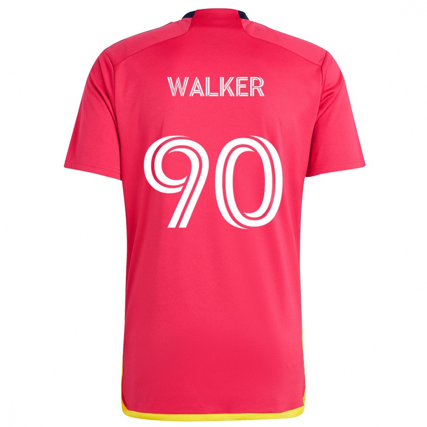 Enfant Football Maillot Eric Walker #90 Rouge Bleu Tenues Domicile 2024/25