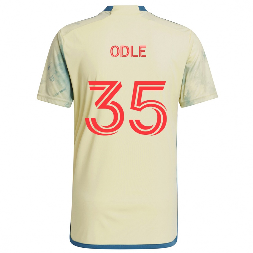 Enfant Football Maillot Dallas Odle #35 Jaune Rouge Bleu Tenues Domicile 2024/25