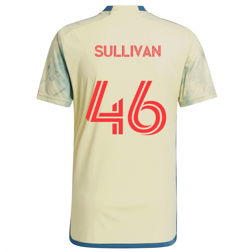 Enfant Football Maillot Dylan Sullivan #46 Jaune Rouge Bleu Tenues Domicile 2024/25