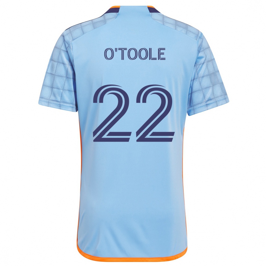 Enfant Football Maillot Kevin O'toole #22 Bleu Orange Tenues Domicile 2024/25