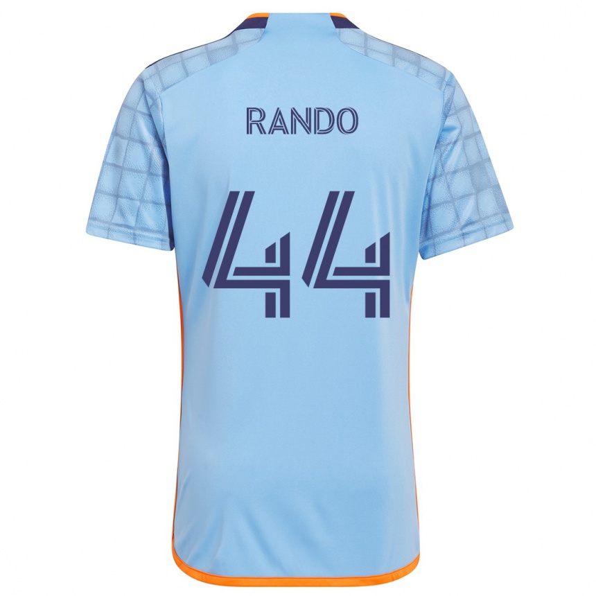 Enfant Football Maillot Alex Rando #44 Bleu Orange Tenues Domicile 2024/25