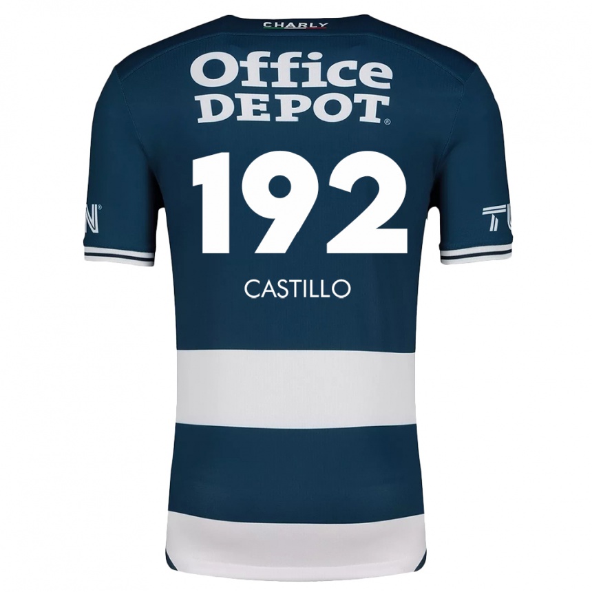 Enfant Football Maillot José Castillo #192 Bleu Blanc Tenues Domicile 2024/25