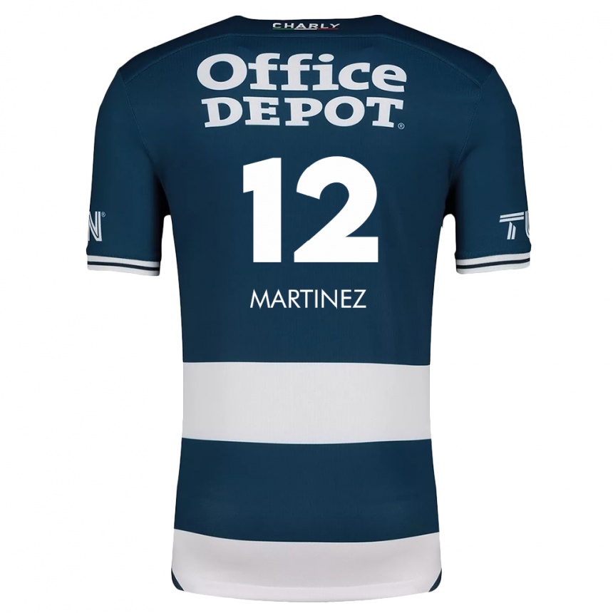 Enfant Football Maillot Sofía Martínez #12 Bleu Blanc Tenues Domicile 2024/25