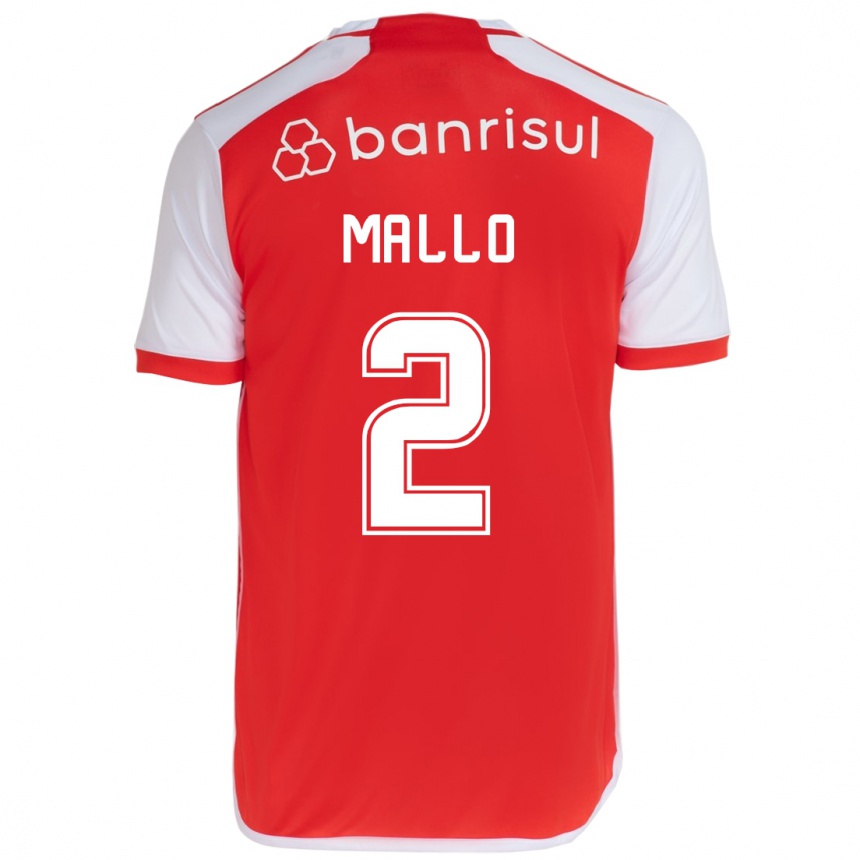 Enfant Football Maillot Hugo Mallo #2 Rouge Blanc Tenues Domicile 2024/25