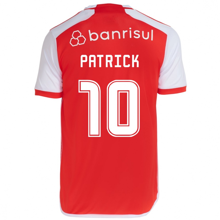 Enfant Football Maillot Alan Patrick #10 Rouge Blanc Tenues Domicile 2024/25