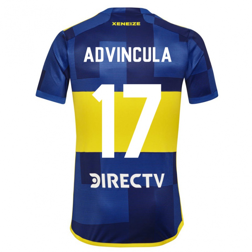 Enfant Football Maillot Luis Advincula #17 Bleu Jaune Tenues Domicile 2024/25