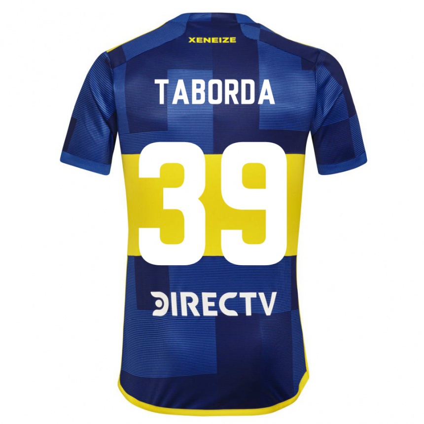 Enfant Football Maillot Vicente Taborda #39 Bleu Jaune Tenues Domicile 2024/25