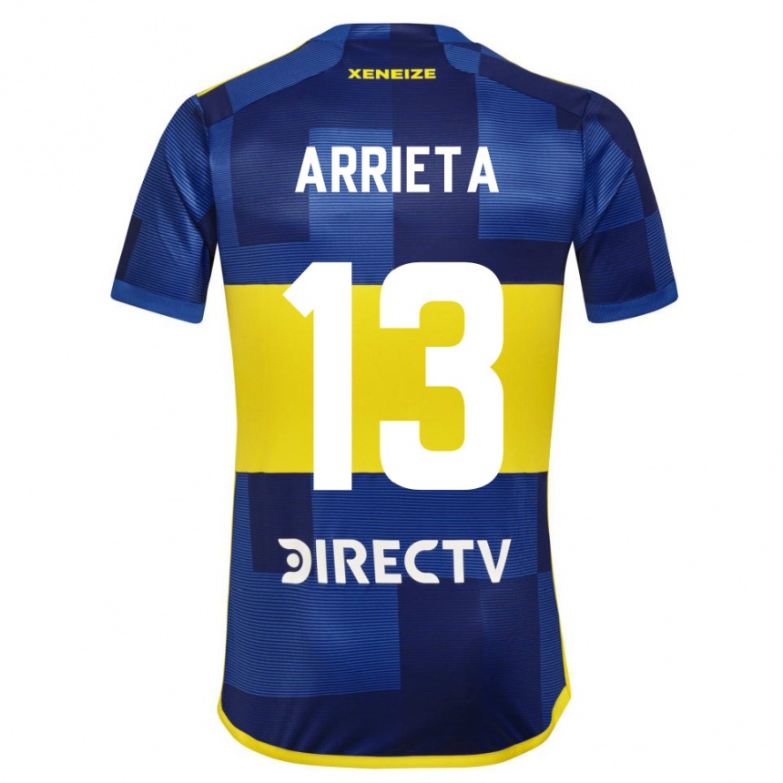 Enfant Football Maillot Thomas Arrieta #13 Bleu Jaune Tenues Domicile 2024/25