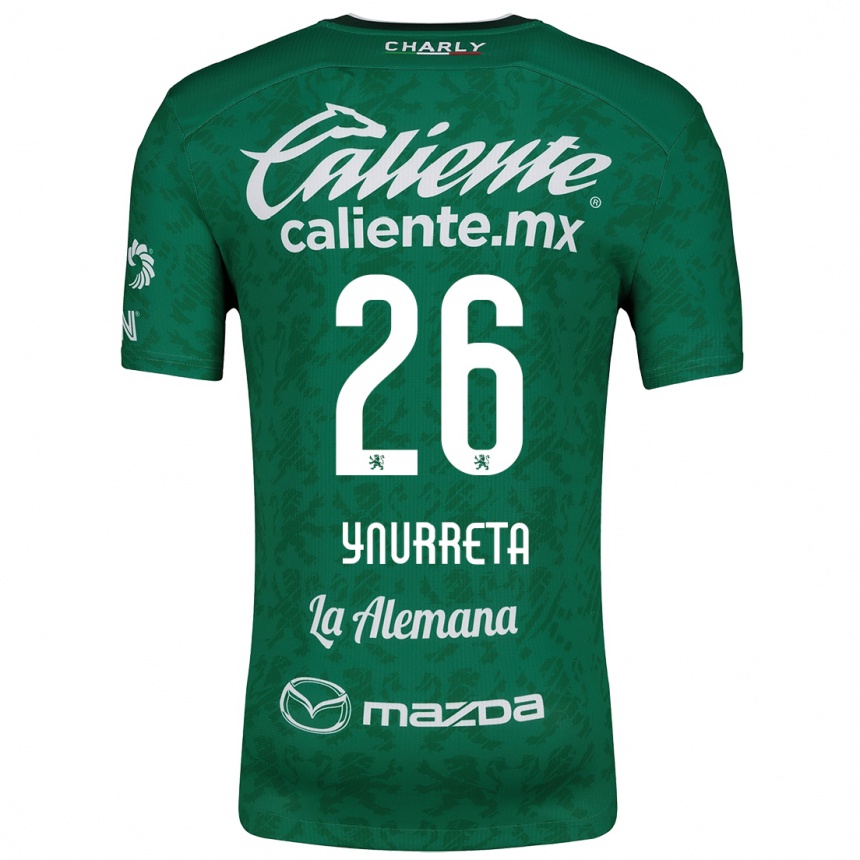 Enfant Football Maillot Alexandra Hernández Ynurreta #26 Vert Blanc Tenues Domicile 2024/25