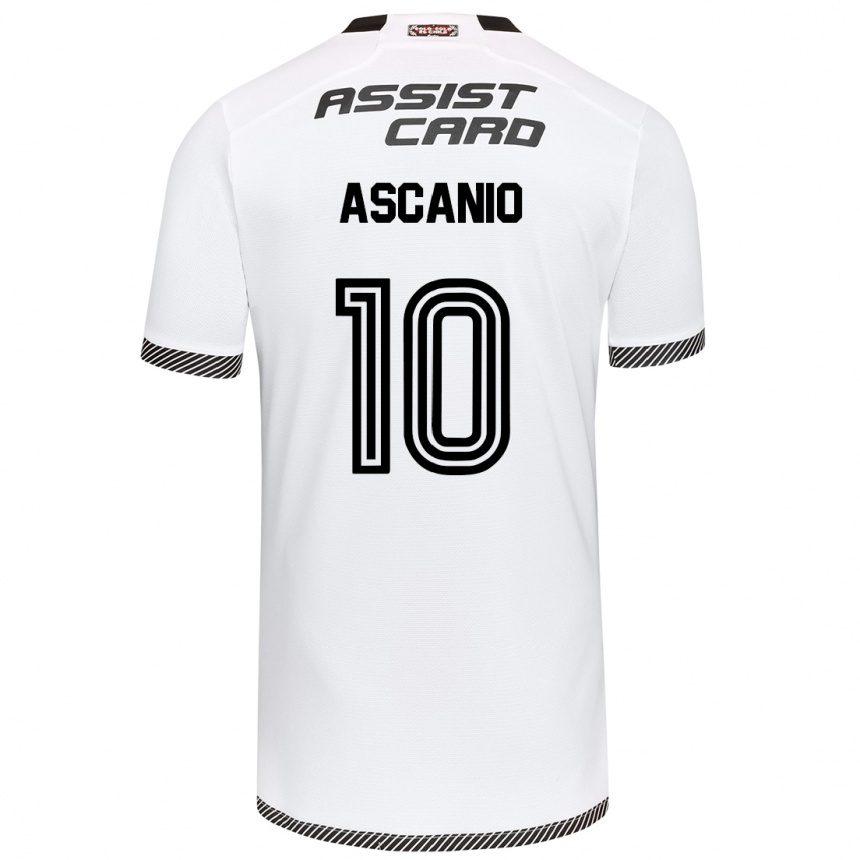 Enfant Football Maillot Yusmery Ascanio #10 Blanc Noir Tenues Domicile 2024/25