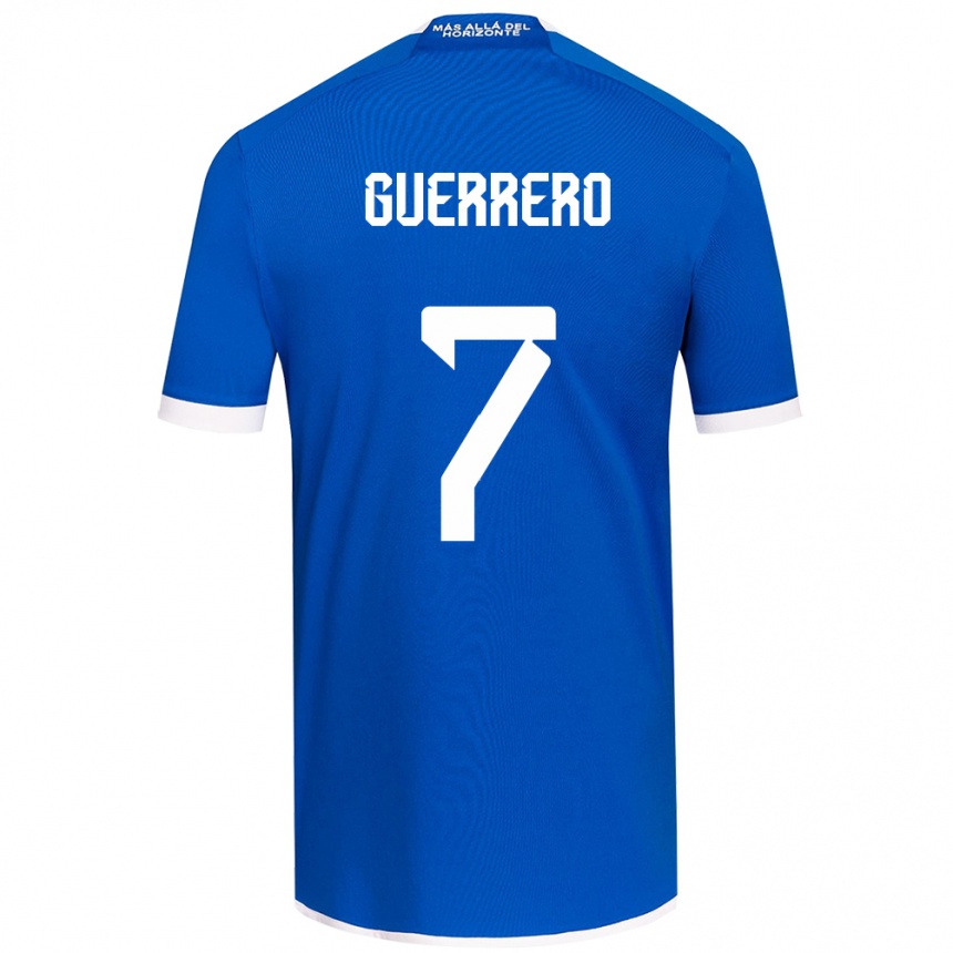 Enfant Football Maillot Maximiliano Guerrero #7 Bleu Blanc Tenues Domicile 2024/25