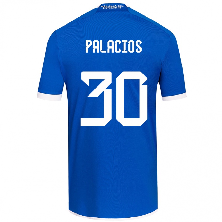 Enfant Football Maillot Cristian Palacios #30 Bleu Blanc Tenues Domicile 2024/25