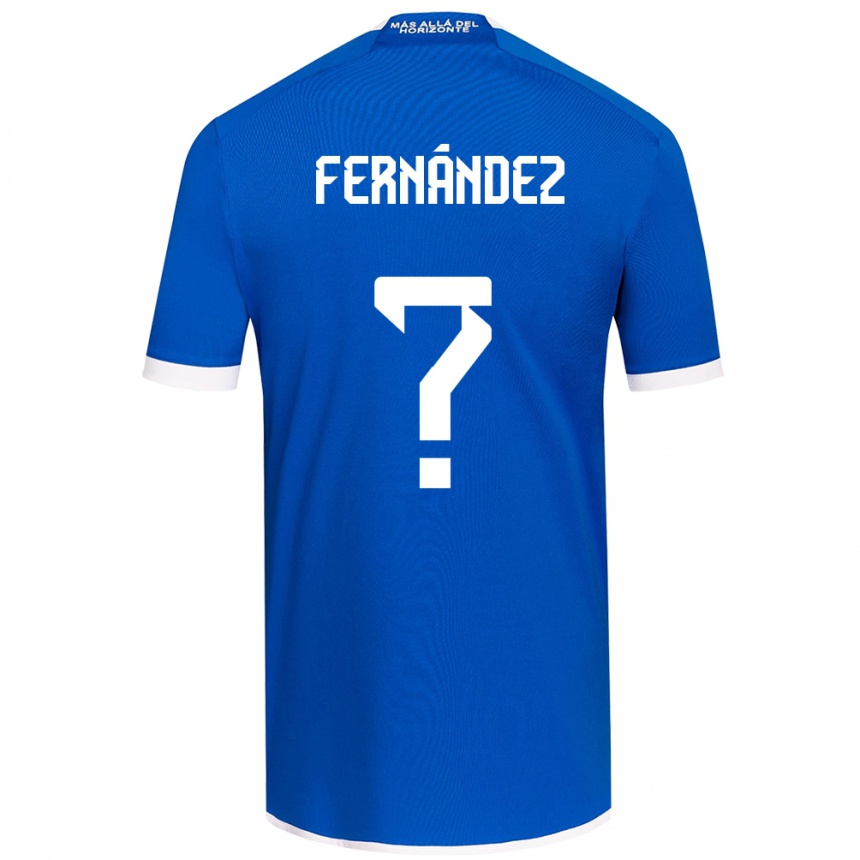 Enfant Football Maillot Joaquín Fernández #0 Bleu Blanc Tenues Domicile 2024/25