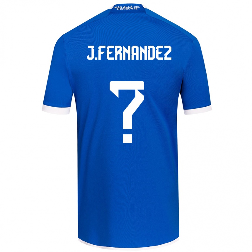 Enfant Football Maillot José Matías Fernández #0 Bleu Blanc Tenues Domicile 2024/25