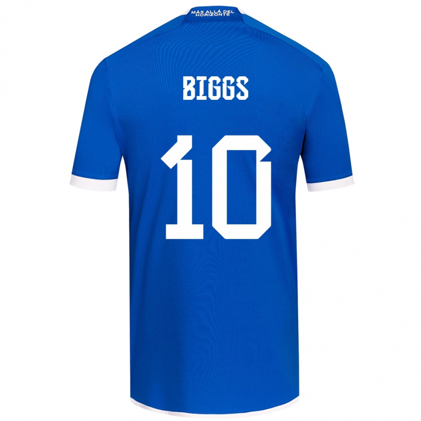 Enfant Football Maillot Nicole Denise Fajre Biggs #10 Bleu Blanc Tenues Domicile 2024/25