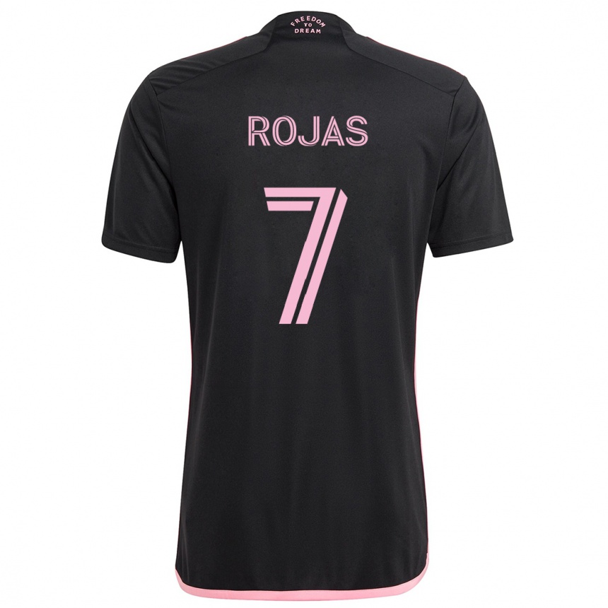 Enfant Football Maillot Matías Rojas #7 Noir Tenues Extérieur 2024/25