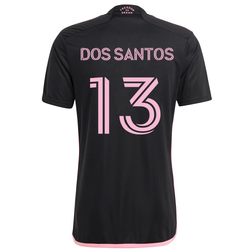 Enfant Football Maillot Cj Dos Santos #13 Noir Tenues Extérieur 2024/25