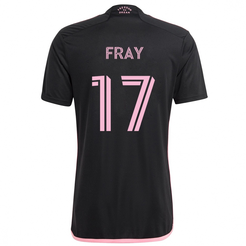 Enfant Football Maillot Ian Fray #17 Noir Tenues Extérieur 2024/25