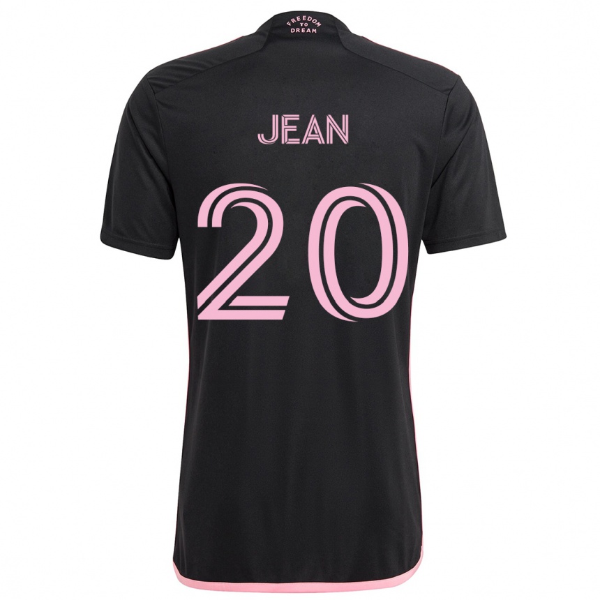 Enfant Football Maillot Corentin Jean #20 Noir Tenues Extérieur 2024/25