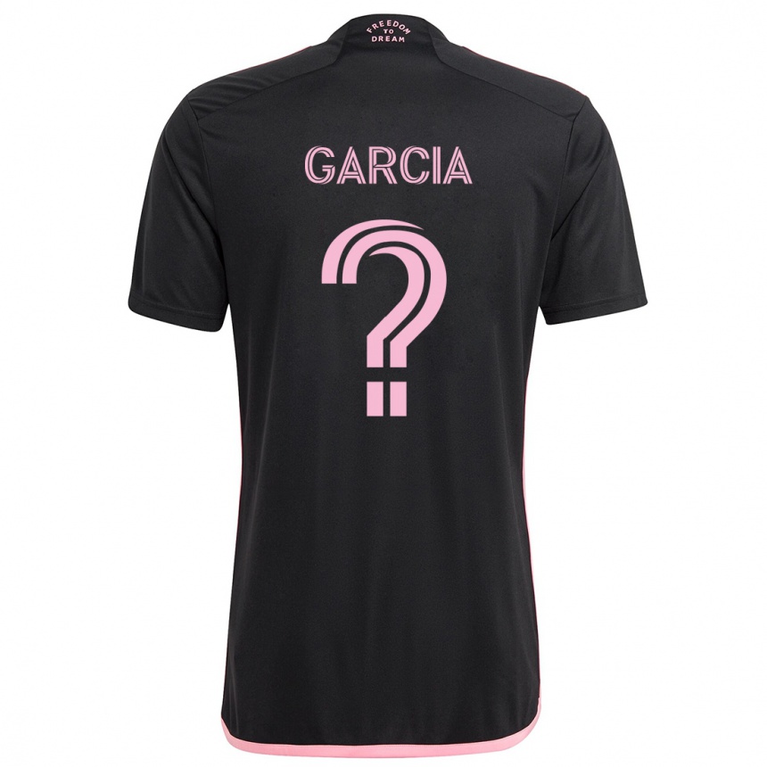 Enfant Football Maillot Lesther Garcia #0 Noir Tenues Extérieur 2024/25