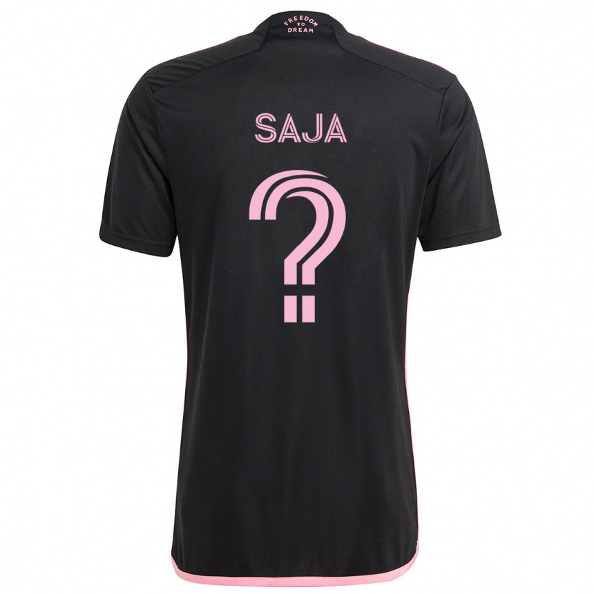 Enfant Football Maillot Mateo Saja #0 Noir Tenues Extérieur 2024/25