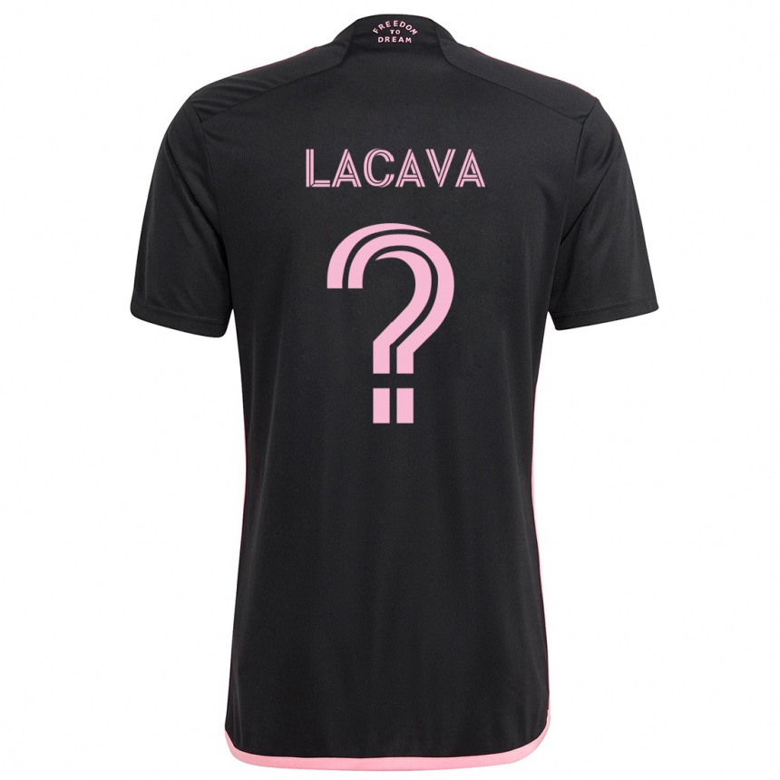 Enfant Football Maillot Jake Lacava #0 Noir Tenues Extérieur 2024/25