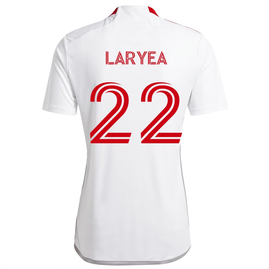 Enfant Football Maillot Richie Laryea #22 Blanc Rouge Tenues Extérieur 2024/25