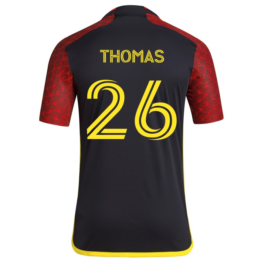 Enfant Football Maillot Andrew Thomas #26 Rouge Noir Tenues Extérieur 2024/25