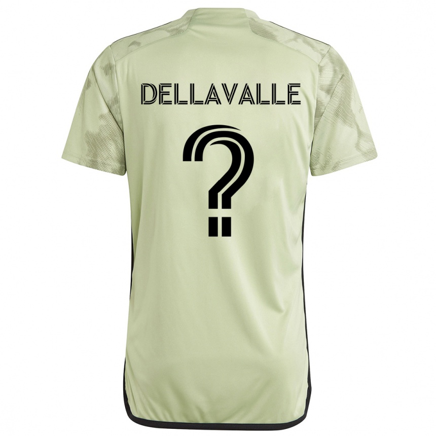 Enfant Football Maillot Lorenzo Dellavalle #0 Vert Clair Tenues Extérieur 2024/25