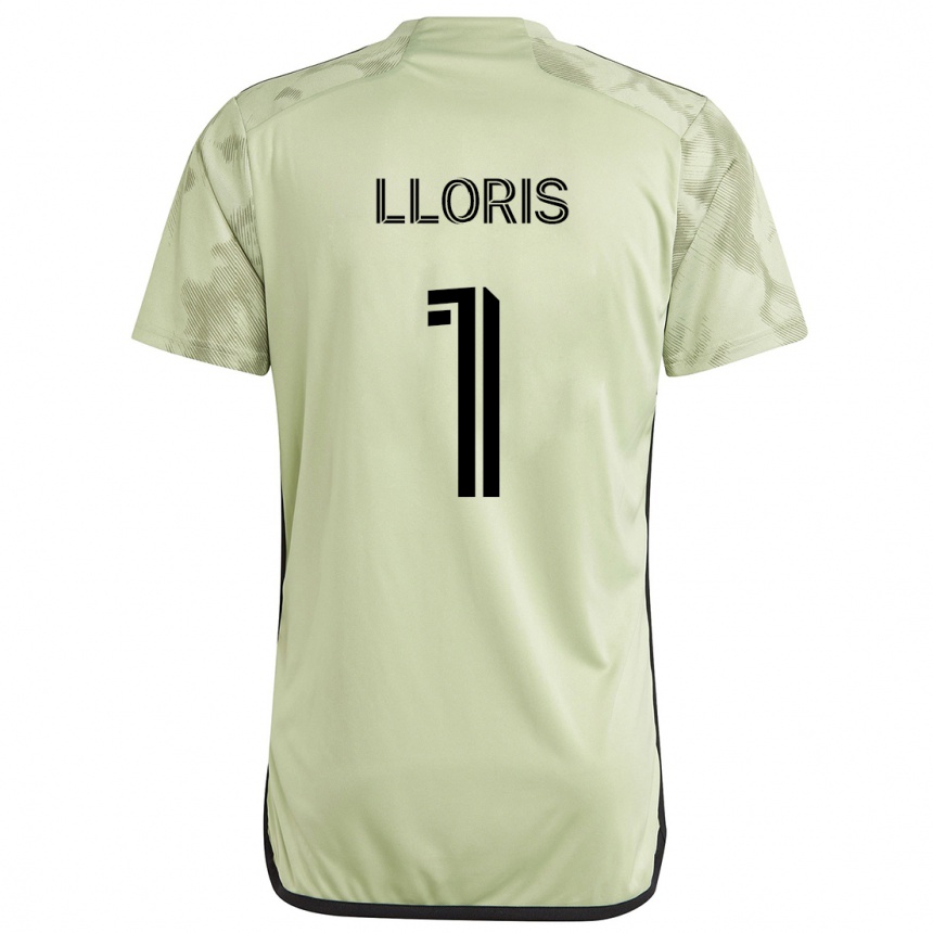 Enfant Football Maillot Hugo Lloris #1 Vert Clair Tenues Extérieur 2024/25