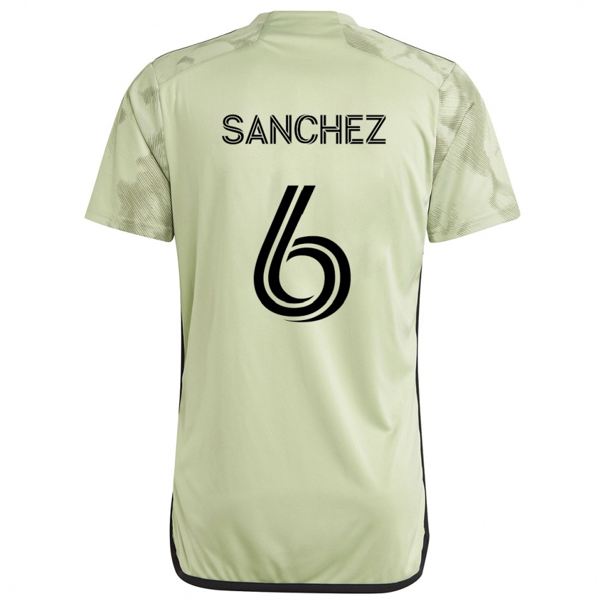 Enfant Football Maillot Ilie Sánchez #6 Vert Clair Tenues Extérieur 2024/25