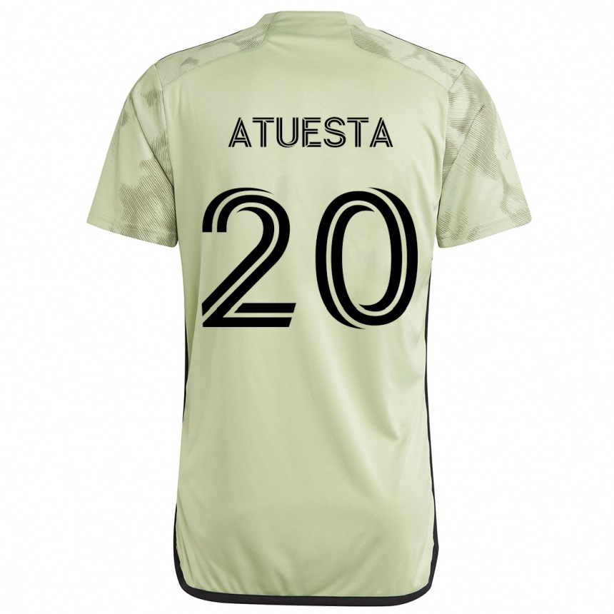 Enfant Football Maillot Eduard Atuesta #20 Vert Clair Tenues Extérieur 2024/25