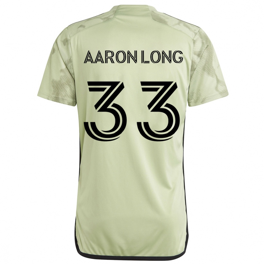 Enfant Football Maillot Aaron Long #33 Vert Clair Tenues Extérieur 2024/25