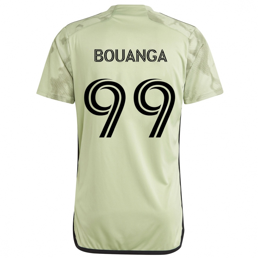 Enfant Football Maillot Denis Bouanga #99 Vert Clair Tenues Extérieur 2024/25