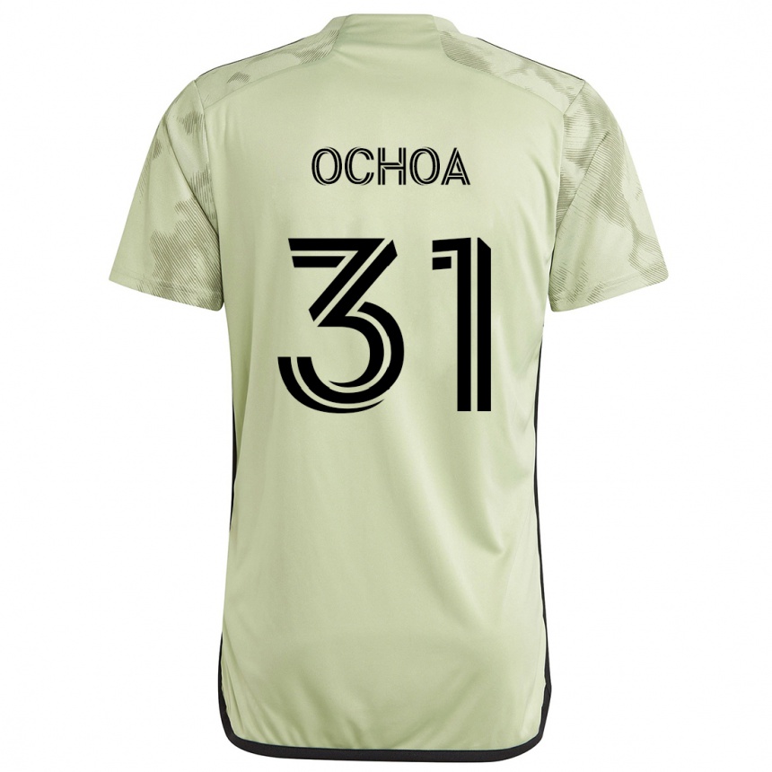 Enfant Football Maillot David Ochoa #31 Vert Clair Tenues Extérieur 2024/25