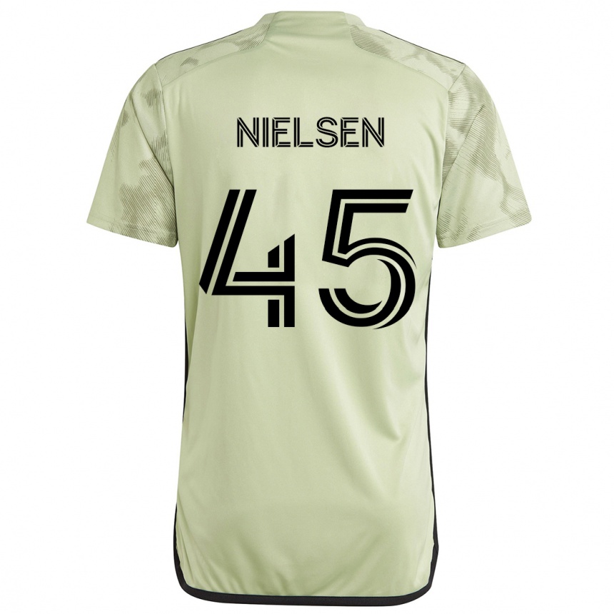 Enfant Football Maillot Kenny Nielsen #45 Vert Clair Tenues Extérieur 2024/25