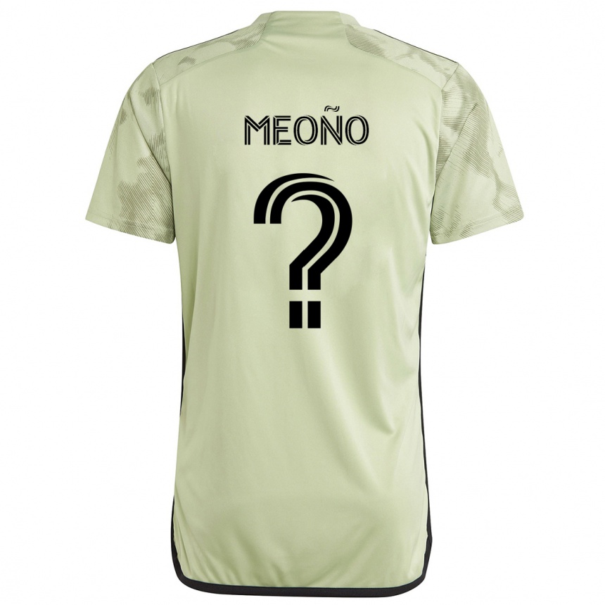 Enfant Football Maillot Aaron Meoño #0 Vert Clair Tenues Extérieur 2024/25