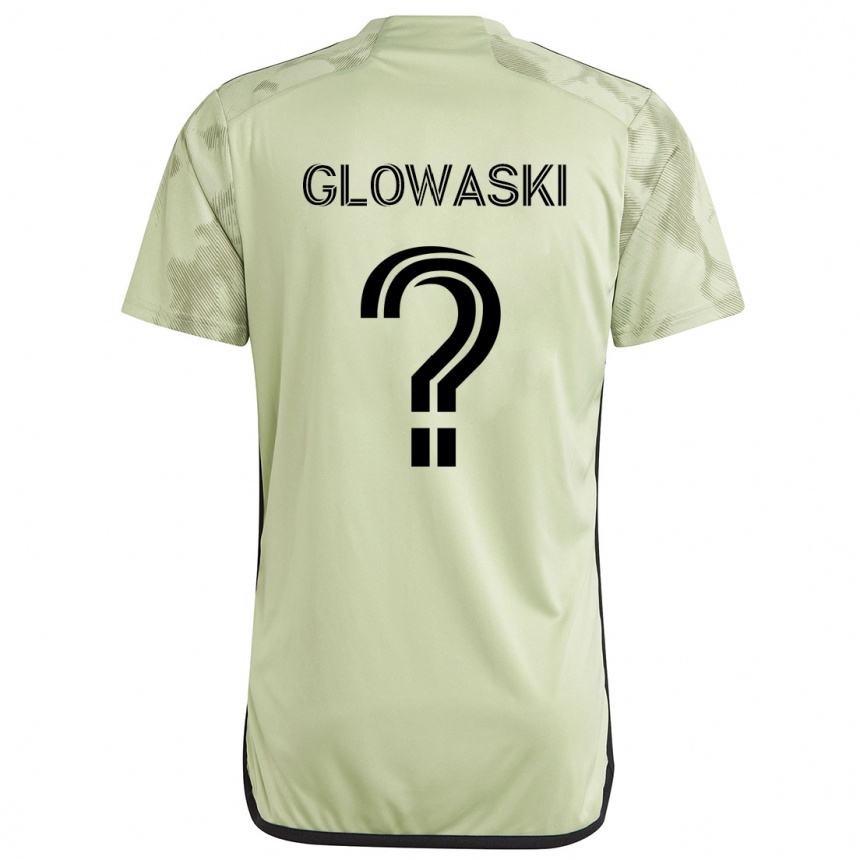 Enfant Football Maillot Dylan Glowaski #0 Vert Clair Tenues Extérieur 2024/25