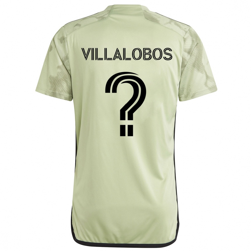 Enfant Football Maillot Kristian Villalobos #0 Vert Clair Tenues Extérieur 2024/25