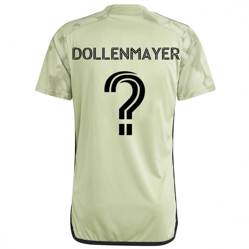 Enfant Football Maillot Noah Dollenmayer #0 Vert Clair Tenues Extérieur 2024/25