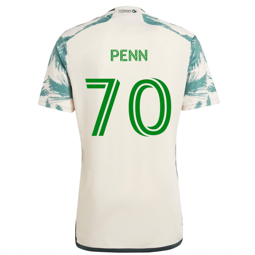 Enfant Football Maillot Josh Penn #70 Beige Marron Tenues Extérieur 2024/25